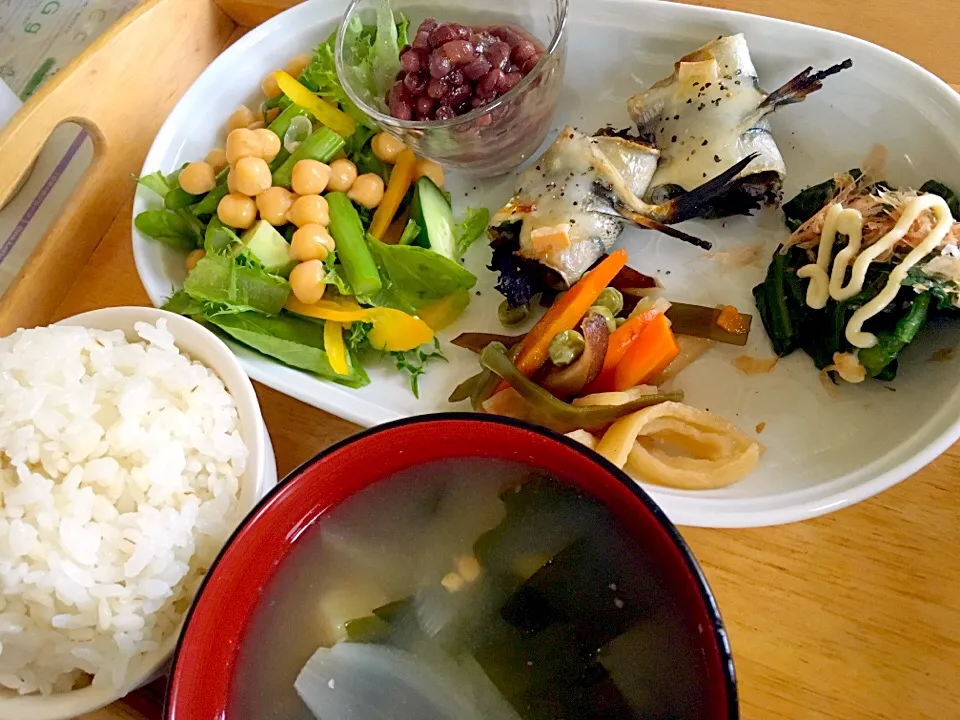 晩ご飯🌟さより紫蘇巻きチーズ乗せ🐟|かわちさん