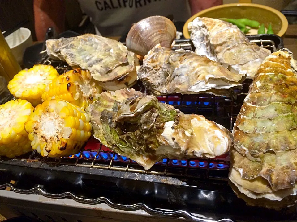 カキ大将で焼き牡蠣食べ放題|みウラさん