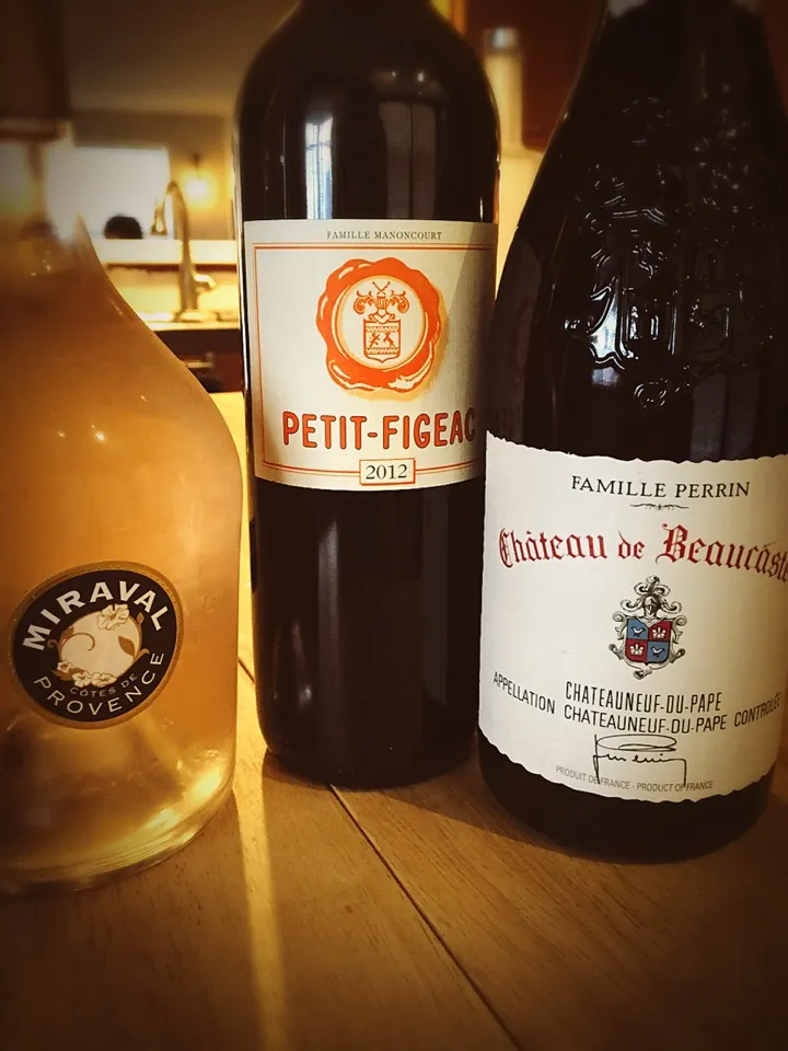 Snapdishの料理写真:Chateau De Beaucastel 2011
Petit-Figeac 2012
Miraval|りささん