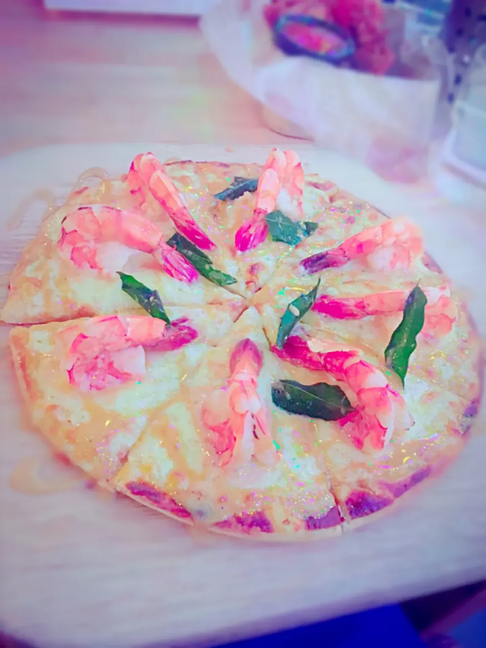 Butter tiger prawn pizza|Fang Ruさん