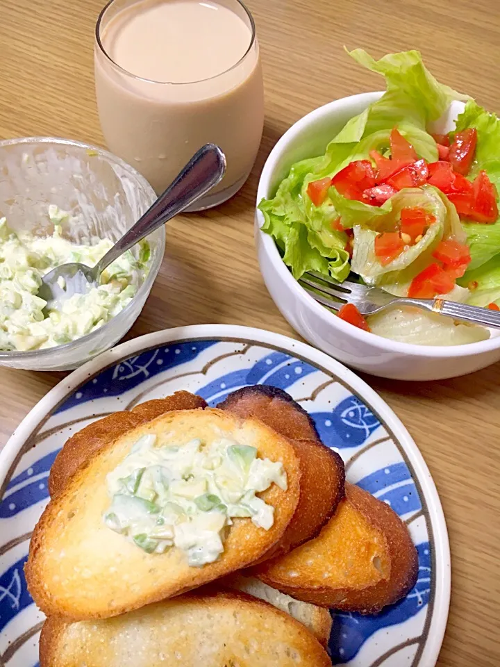 昨日の残り物で朝ごはん|ケンケンさん