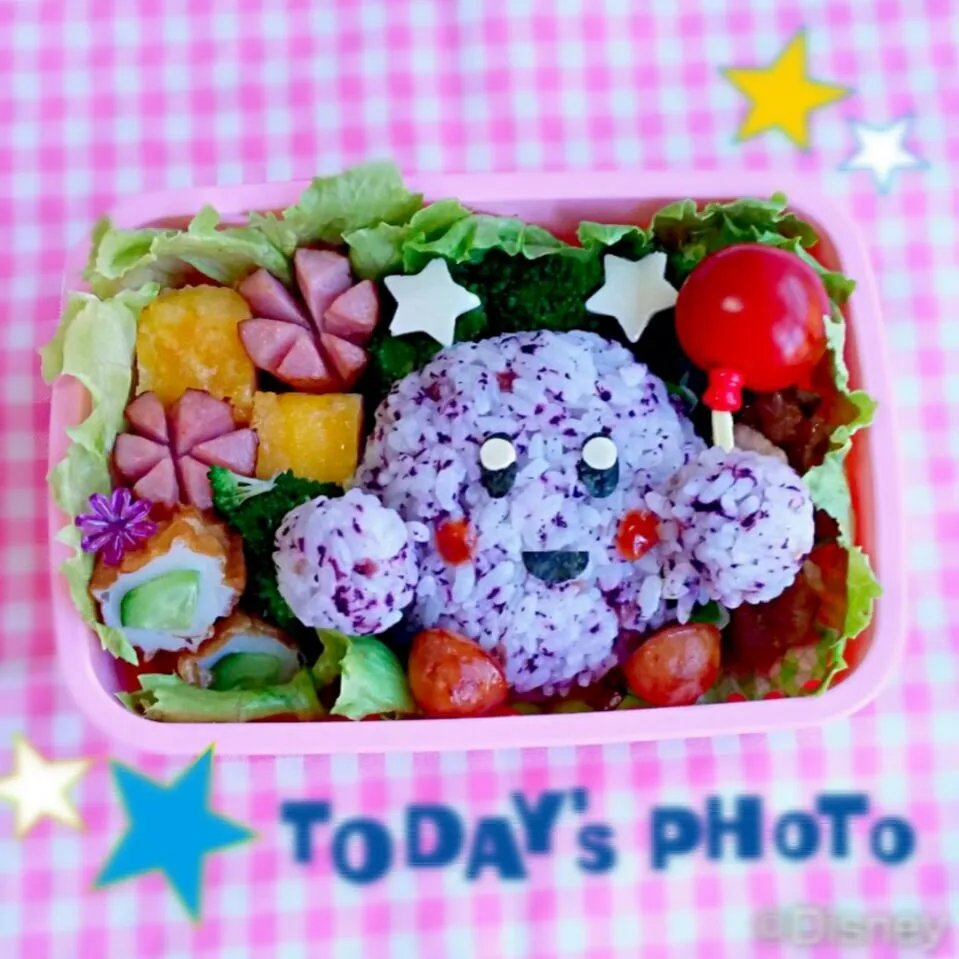 Snapdishの料理写真:☆星のカービィー☆弁当|pinakoさん