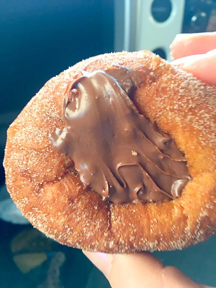 Nutella filled donut. So yum #Hawker Bakery ACT|luさん