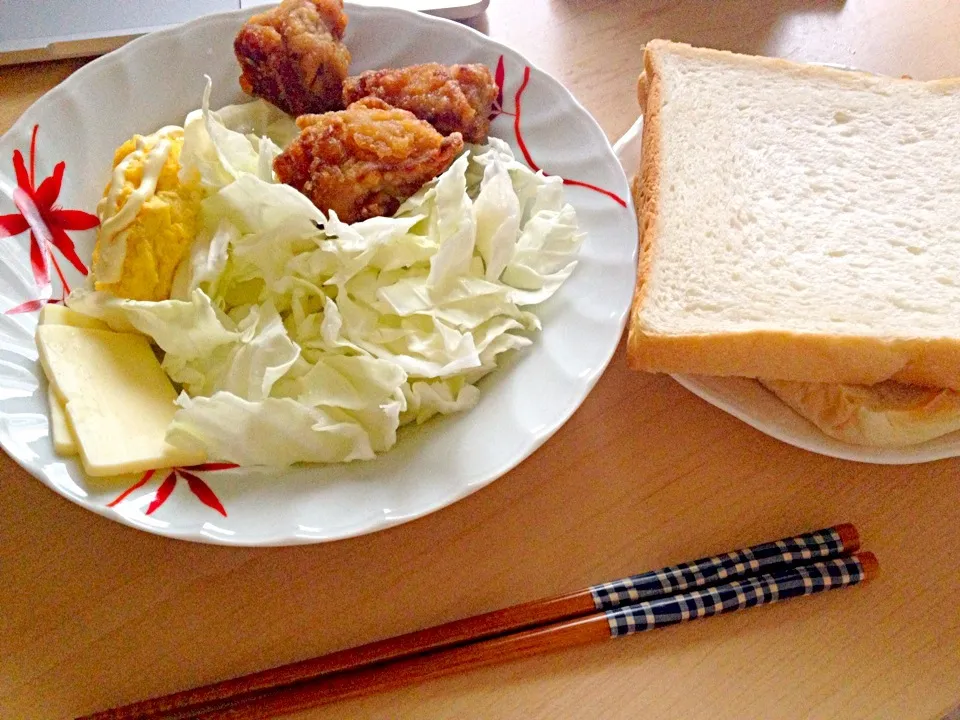 7月31日朝食兼昼食|ばぁさんさん