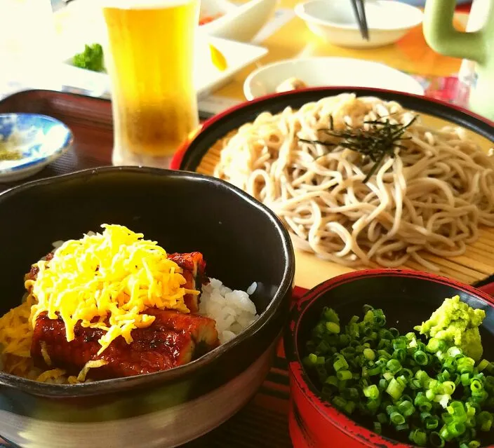 三井グリーンランドゴルフで
ウナギミニ丼&ざるそば|直樹さん