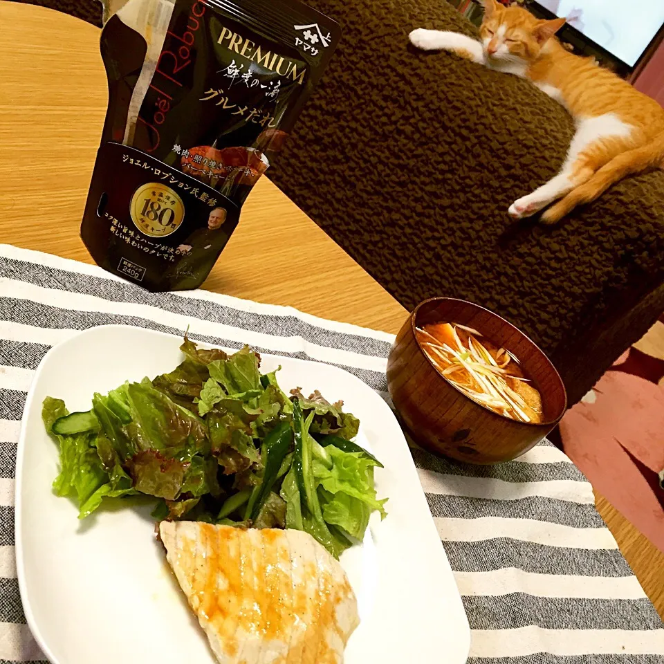 Snapdishの料理写真:モニター当選ありがとうございます**さっそく旦那さんご飯に♡カジキマグロのグルメだれソテー♡|M子⁽⁽ ◟(∗ ˊωˋ ∗)◞ ⁾⁾さん