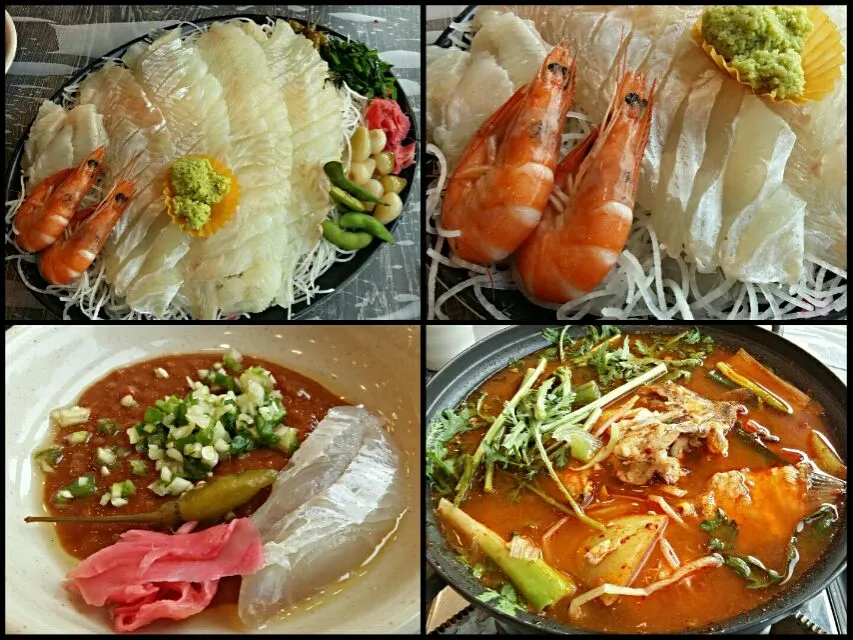 Snapdishの料理写真:fluke sashimI - Noryangjin seafood market|steven z.y.さん