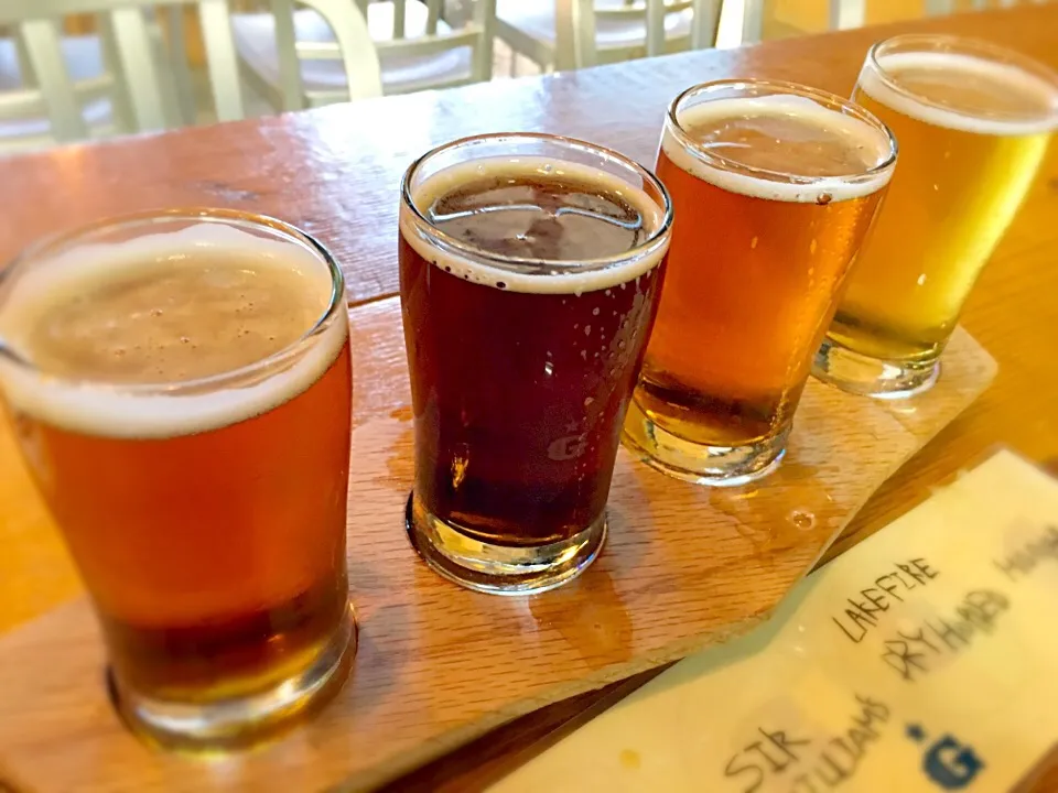 Beer Sampler@Grapevine Craft Brewery|chan mitsuさん