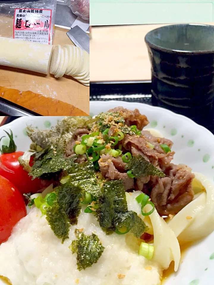 佐野未起さんの料理 鰻肝うどん 燻製塩うどん 塩豆腐うどん|まゆさんさん