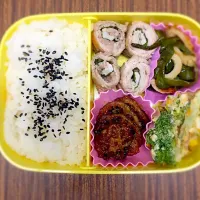 今日のお弁当(*´꒳`*)|みずはちさん