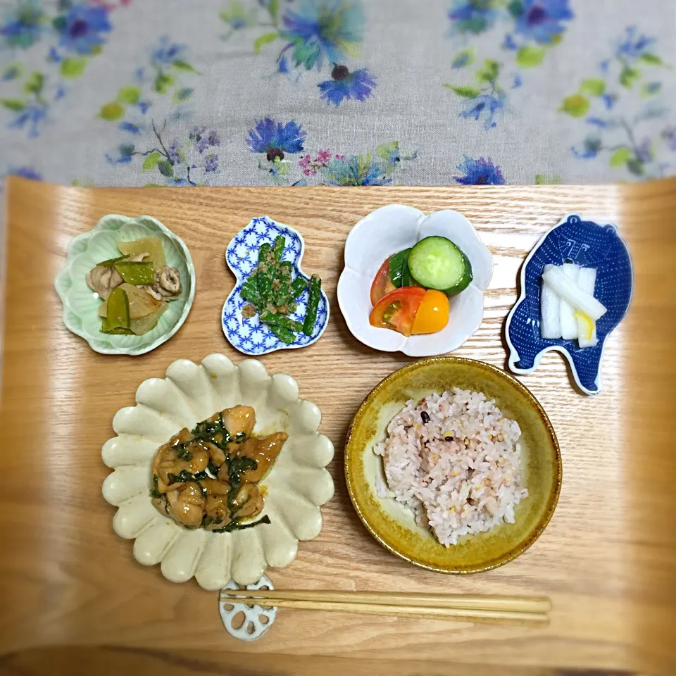 鶏の照り焼き 大葉にんにくバター|ericatさん