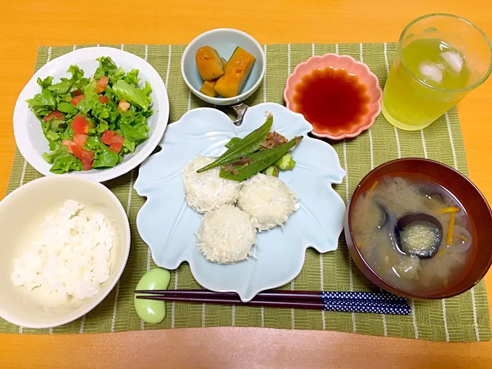 Snapdishの料理写真:8/1晩ごはん|ゆーみんさん