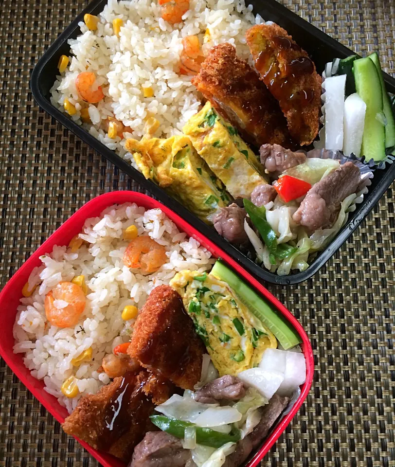 炊飯器で海老ピラフのお弁当〜♬*ﾟ|kiyomiさん