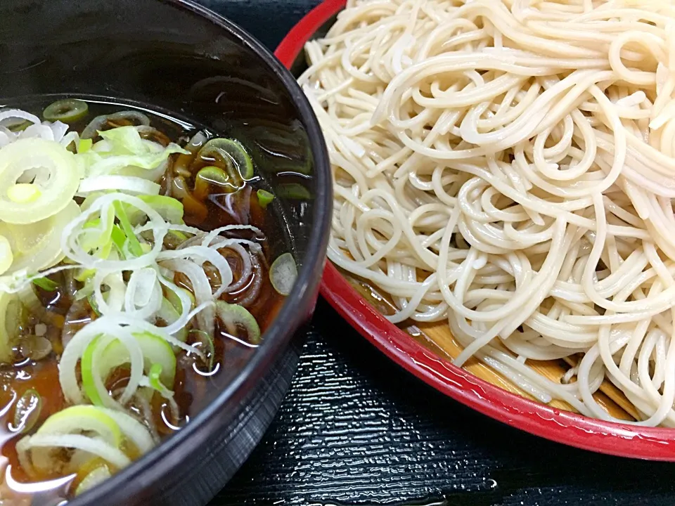 立ち食いそば手帳 名店120［首都圏編］あり賀せいろう（馬喰横山）肉もりそば、大盛|buhizouさん