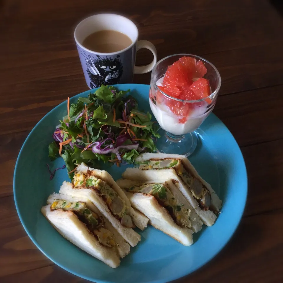 今日の朝ごはん|ぺんぎんさん