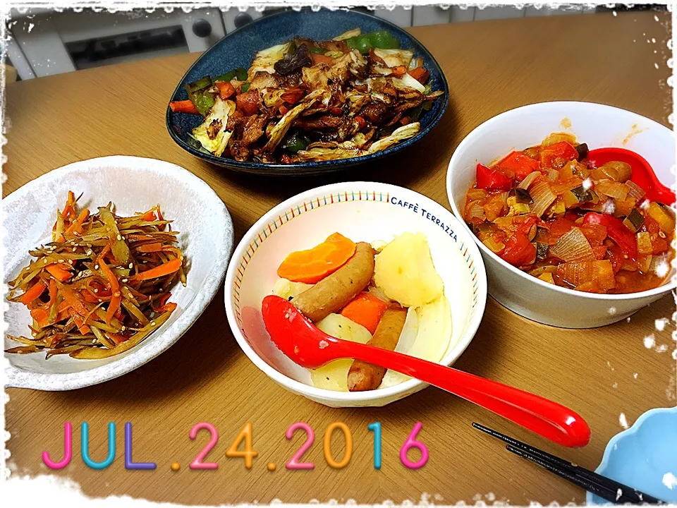 7/24の夕ご飯🍴|みきぴょん♪さん