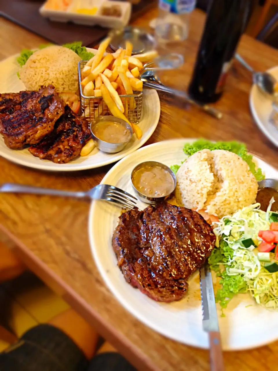 USSコリアンフードコートにてコリアンステーキとプルコギ🐮✨🍴🇰🇷|K.Sさん