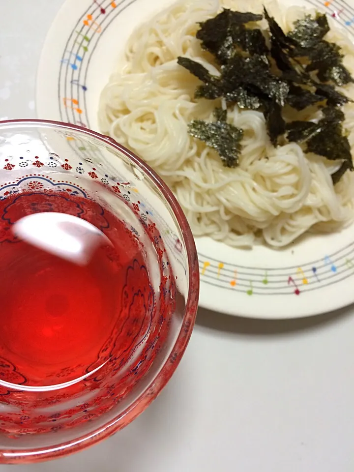 シンプルに素麺と一緒に|あおいさん