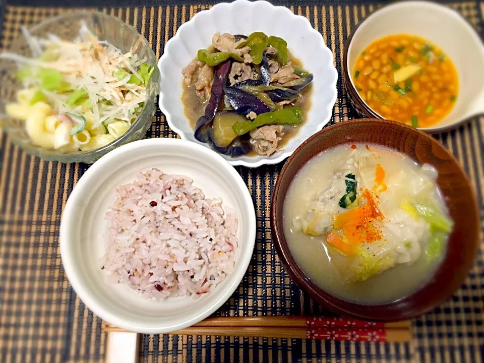 Snapdishの料理写真:お野菜たっぷり晩ご飯(๑˙³˙)|ともよさん