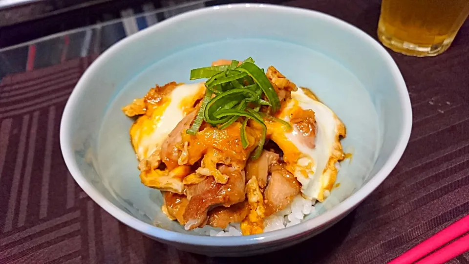 Snapdishの料理写真:2016-08-02夜❤親子丼|一人暮らしごはん🍴さん