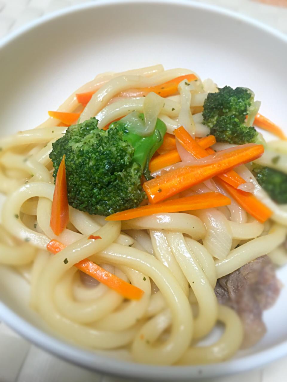 簡単アジアンうどん