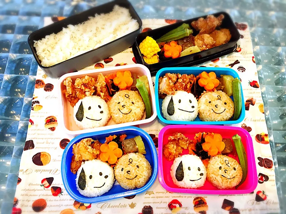 スヌーピーとチャーリーブラウンのお弁当☆|makoryuneさん