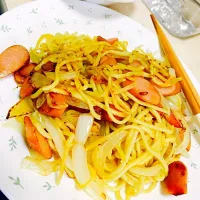 Snapdishの料理写真:超簡単塩焼きそば|rinaさん