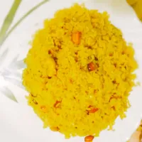 Snapdishの料理写真:Basanti Polao (Yellow Rice)|Rítúbárná Sínháさん