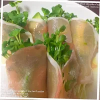 Snapdishの料理写真:生ハム、アボカド巻き|貴さん