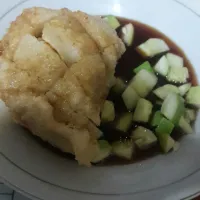 Pempek kapal selam tenggiri fish - Indonesian food from PALEMBANG "HALAL"|Achmad Zainiさん