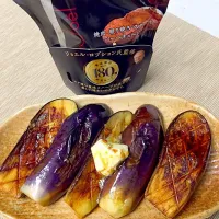 🍆なすのバター醤油焼き