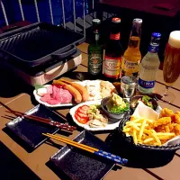 Snapdishの料理写真:テラスでBBQコース♪
飲み放題付4500円
女子会コースd(￣ ￣)|toyo5108さん