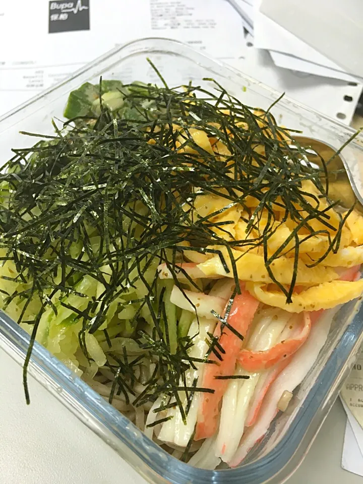 Snapdishの料理写真:Cold soba with sesame dressing|Sanさん