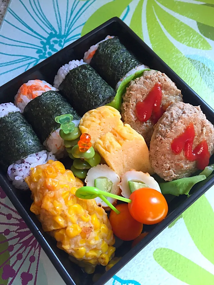 夏休み子供弁当|nonさん