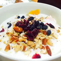 mixed nuts yogurt|londonfrogさん