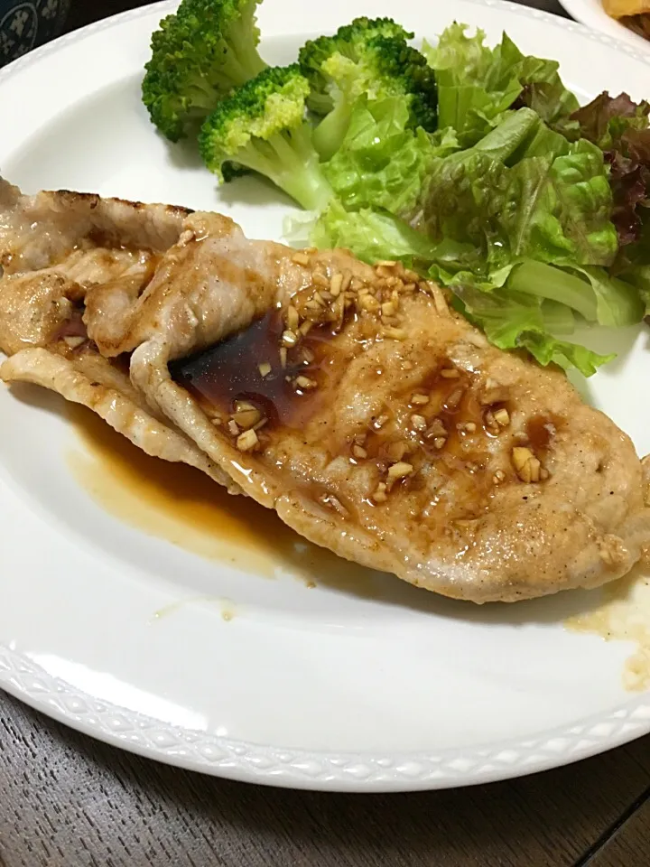 豚肉生姜焼き、グルメだれでワンランクアップしますよ！|mintoさん