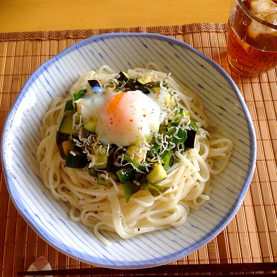 山形名物  だし  かけ冷うどん|愛ママさん