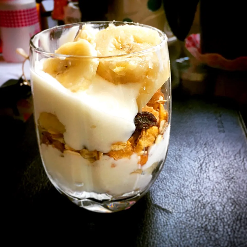 Banana yogurt parfait|Sanさん