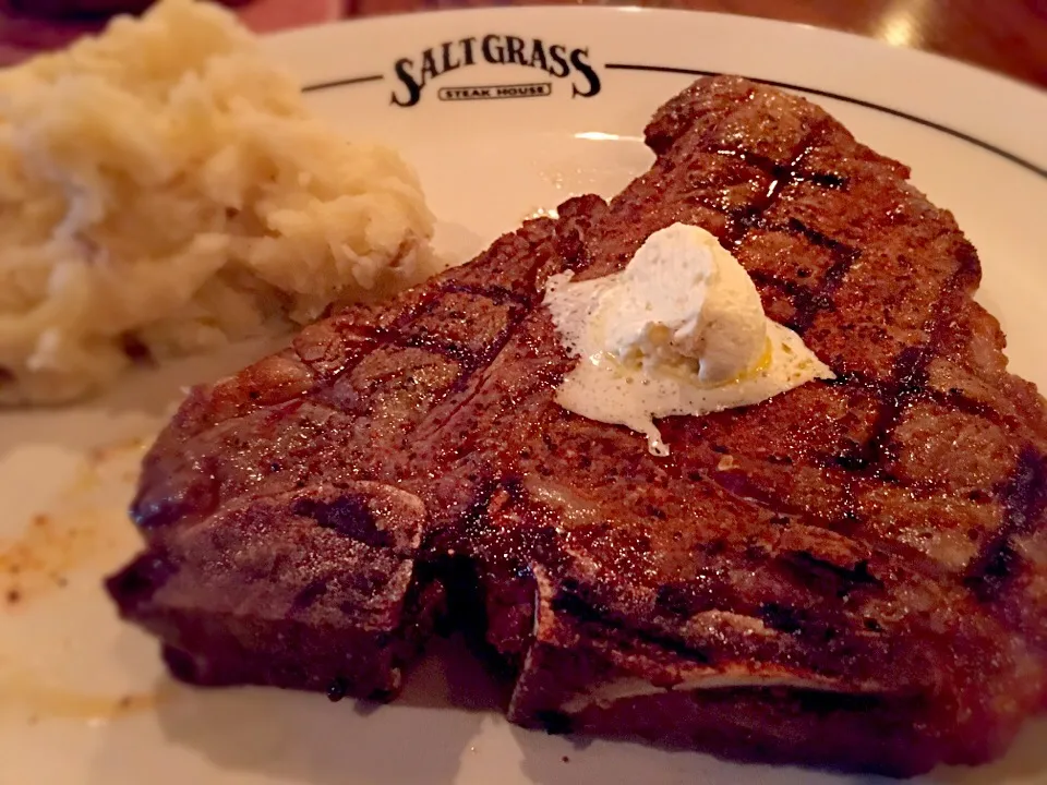 T-Bone Steak@Saltgrass Steak House|chan mitsuさん