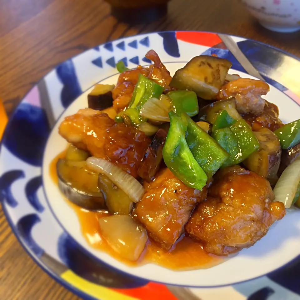 大戸屋の鶏と野菜の黒酢あん❤︎再現してみた|runさん