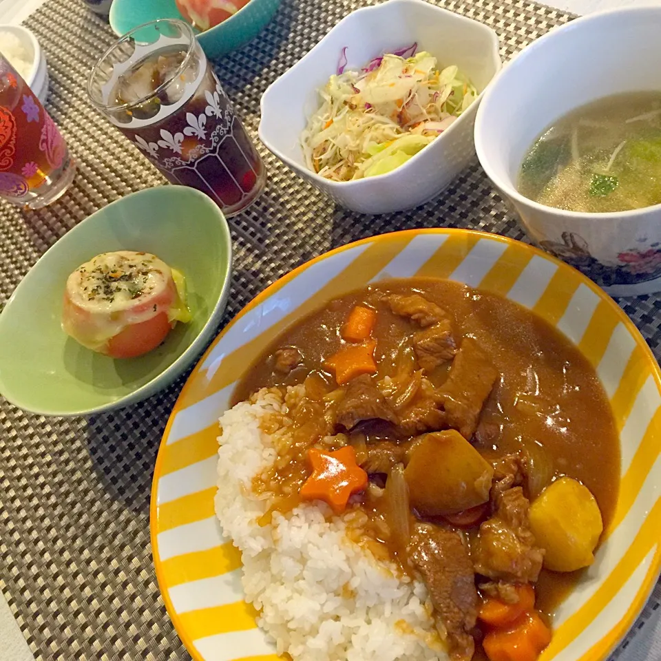 Snapdishの料理写真:❁カレー献立|❁まいさん