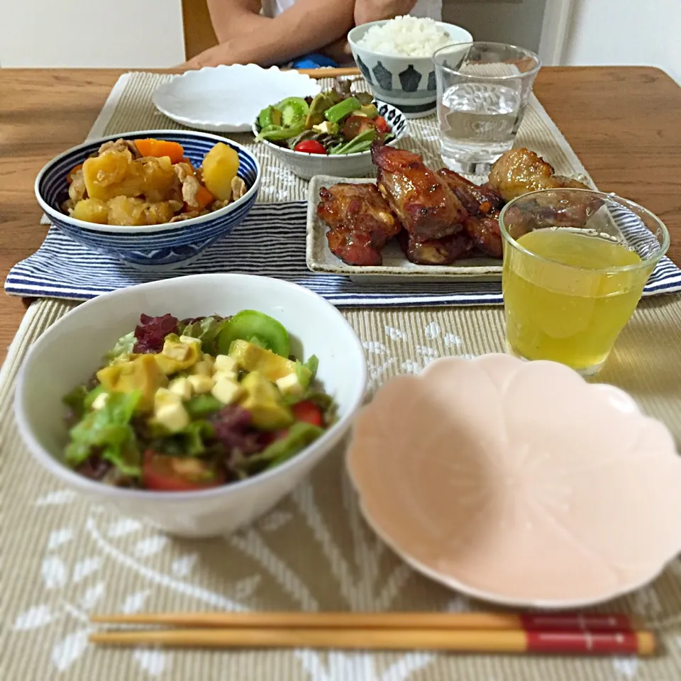 今日の夕飯☆全体|あさこさん