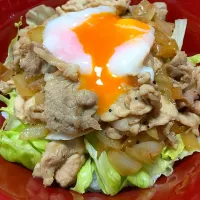 バルサミコ酢が隠し味旨辛豚丼|Mai Yoshigoeさん