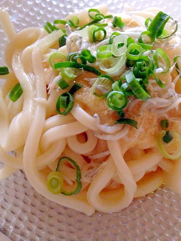 ぶっかけとろろじゃこうどん|あやにん食堂さん