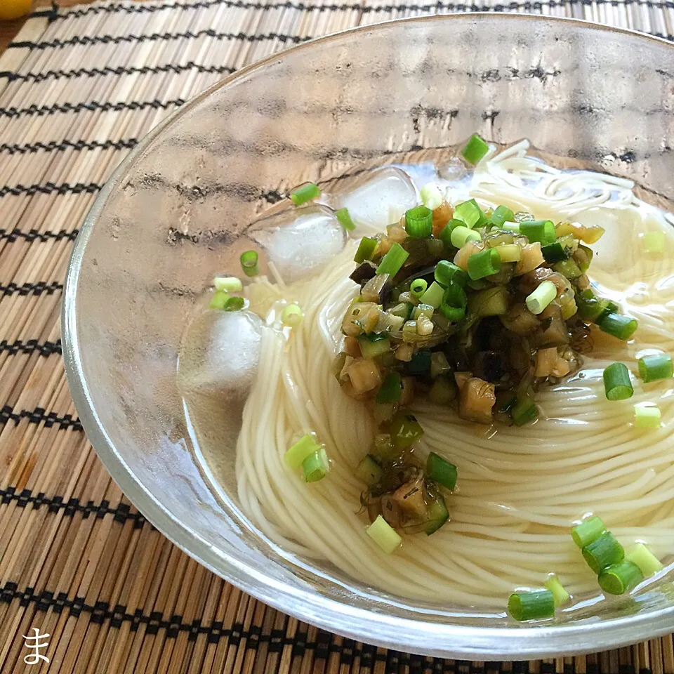 山形のだしon theイキり讃岐素麺|まる(丸大豆)さん