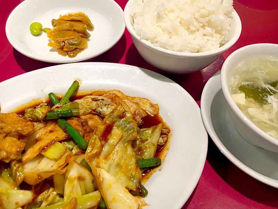 横浜中華街🇨🇳四五六菜館新館  回鍋香肉（キャベツと豚肉の味噌炒め）|ゆうじ.さん