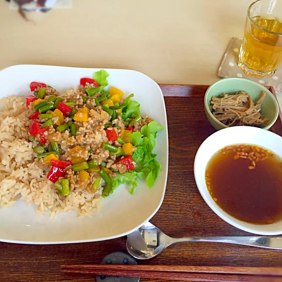 にんにくの芽丼|めりさん