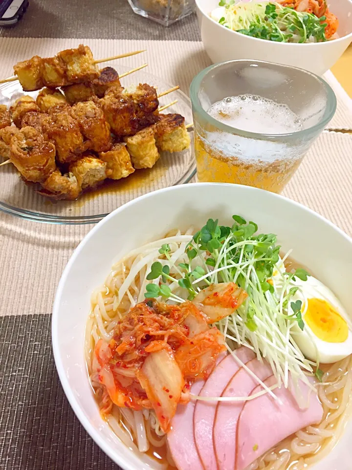 冷麺 お家焼き鳥ロール|くみさん