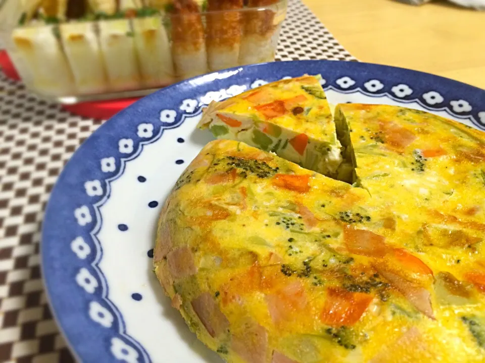 炊飯器でスパニッシュオムレツ|かぉりさん