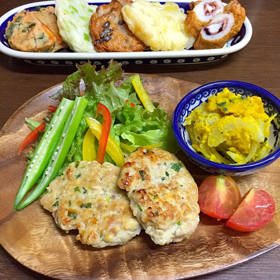 本日の晩御飯🍴和風ハンバーグ|ひろっちさん